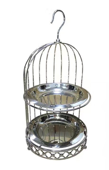 双层鸟笼架双色