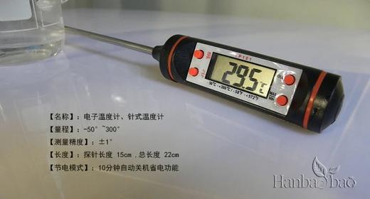 电子温度计 针式温度计水温针探式护肤用小工具精度高汉宝宝 商品图1
