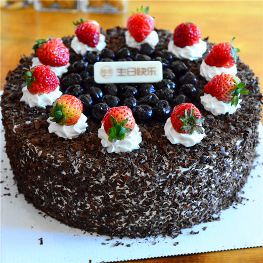 经典黑森林蛋糕，黑樱桃巧克力口味 商品图4