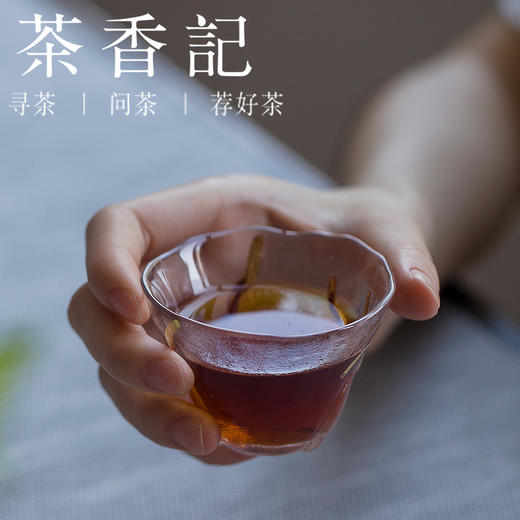 茶香记 东篱玻璃品茗杯-金丝翎羽杯 耐热 玻璃杯 出口日本 商品图5