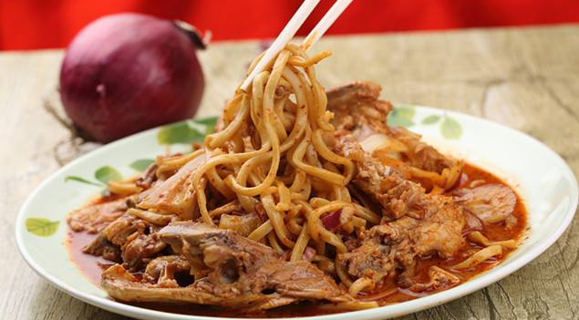 鸡架拌面(烤吧店)