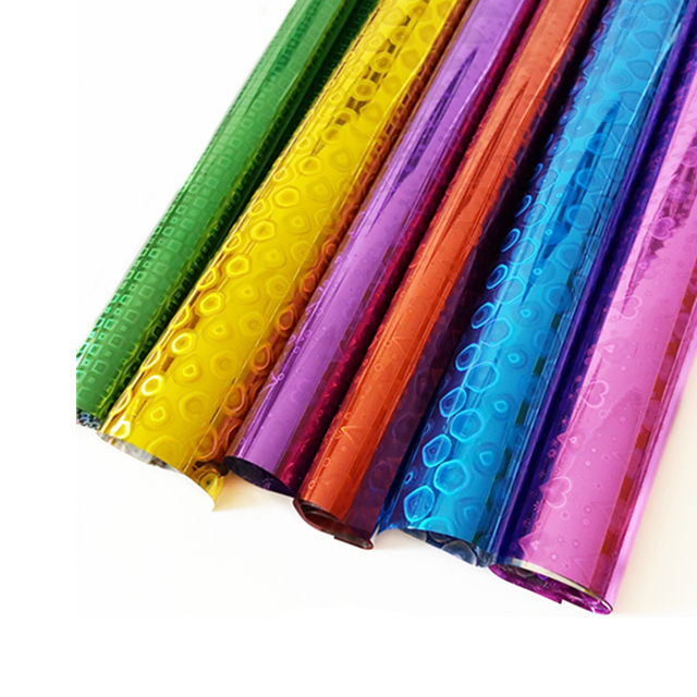 彩色镭射电光纸 礼品包装纸