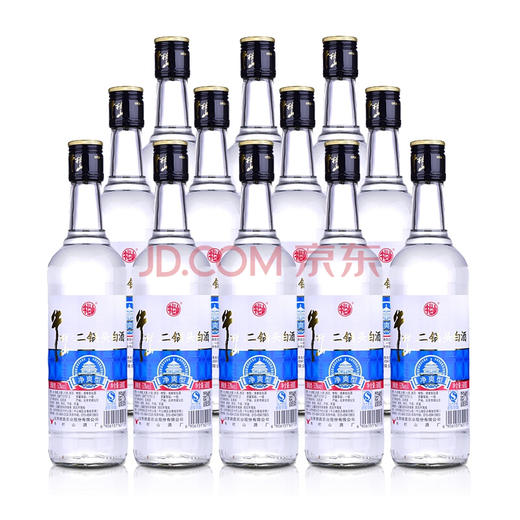 【推荐】（清仓）北京牛栏山二锅头 牛栏山净爽型 清香型白酒500ml*12瓶 43度  包装不好  非原箱 商品图0