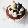line主题蛋糕【布朗熊&Baby兔】（6寸、8寸、10寸） 商品缩略图0