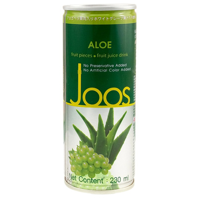 【超市进口】杰事芦荟白葡萄汁饮品230ml