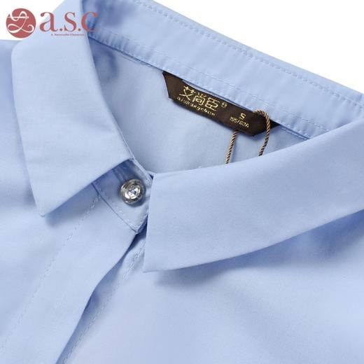 艾尚臣春季白衬衫女长袖韩版修身显瘦OL大码工作服职业衬衣工装 商品图4