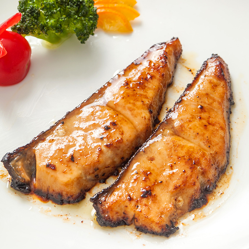 【年货限时折】美国黑椒三文鱼1kg 中段新鲜 五分钟即食