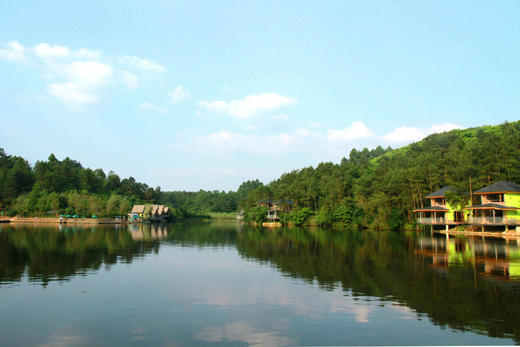 【老虎沟森林庄园】水上独栋森林小屋,烧烤+柴火鸡+捉鱼任你选! 商品图0