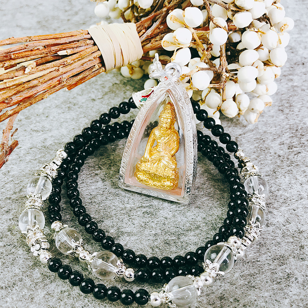 泰国佛牌 正牌 龙婆坤 2536药师佛--23年老牌带卡 身体健康 病魔远离