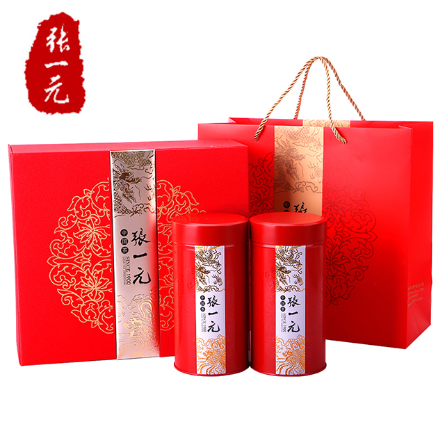 【张一元】茶叶 龙凤呈祥礼盒 碧螺春300g