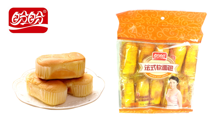 盼盼香橙味软面包 200g/袋