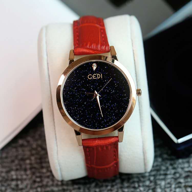 蓝砂石星空真皮表