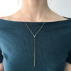 北京仓｜TASHI-Zircon-V Bar 项链［加拿大设计师］ 商品缩略图6