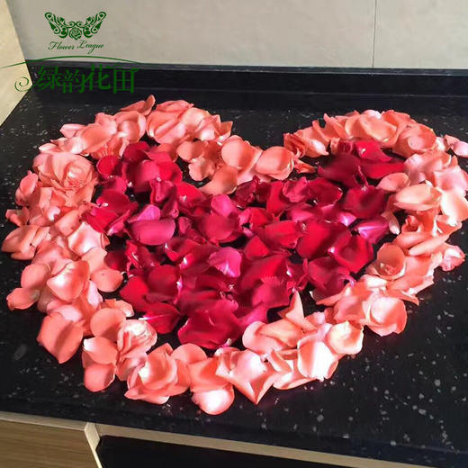 花瓣场景布置-求婚生日party布置diy( 提供花瓣和99心型插花蜡烛)