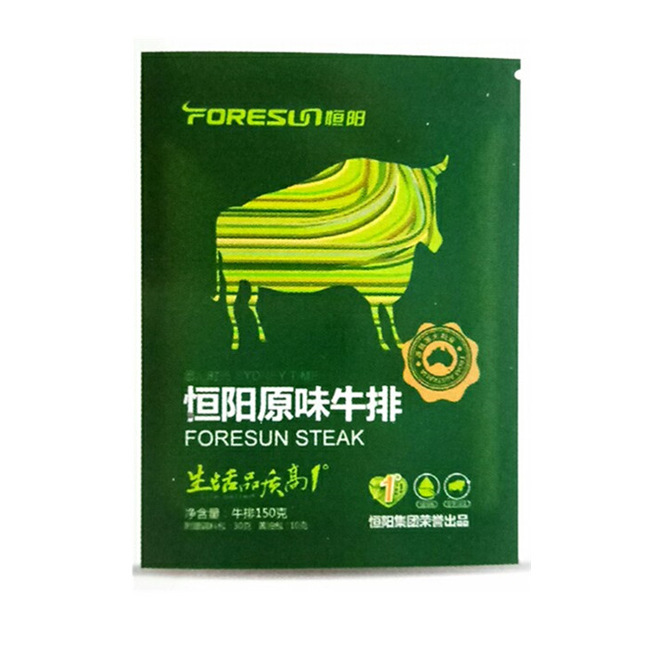 恒阳原味牛排150g*24袋