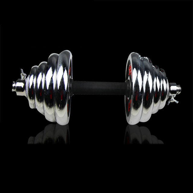 标准电镀手铃一副蝴蝶螺母男士健身肌肉训练