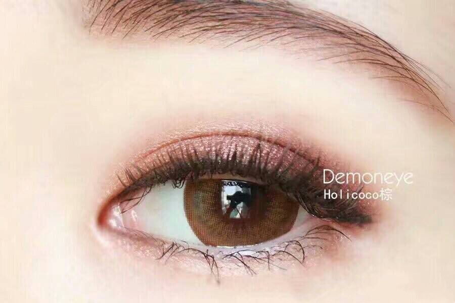 【年抛】demoneye 水润holicoco棕 14.2mm