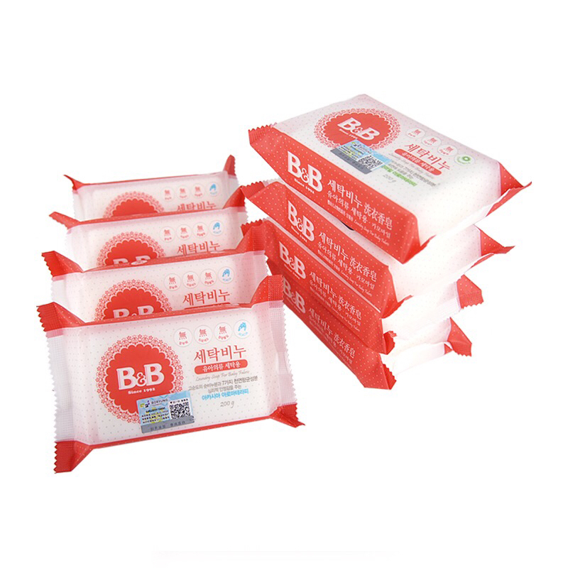 b&b 保宁 儿童抗菌洗衣皂 200克/块 3块装