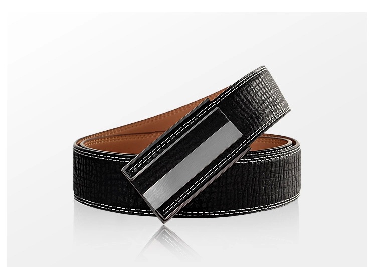 二层牛皮 实惠    平滑扣皮带