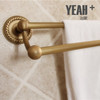 冶家全铜复古双杆毛巾架，哑光复古铜色 商品缩略图1