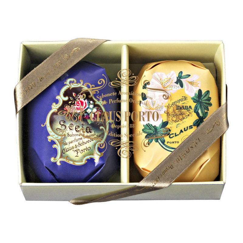 葡萄牙claus porto· 茉莉兰花洁面沐浴手工皂礼盒 · 2x125g