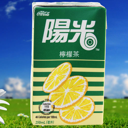 香港阳光 - 柠檬茶饮料纸包装(怀旧包装) 250ml*6