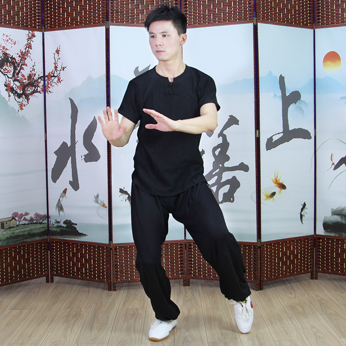 大拳师新款金丝麻男女单件上衣高端面料轻透舒爽