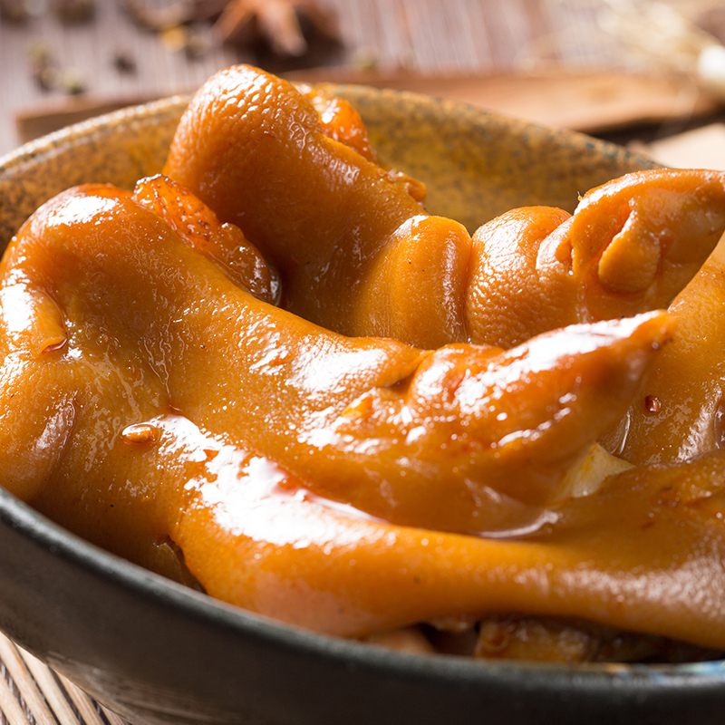 卤爷| 经典川味香辣猪蹄150g*3 卤香四溢 软糯酥烂