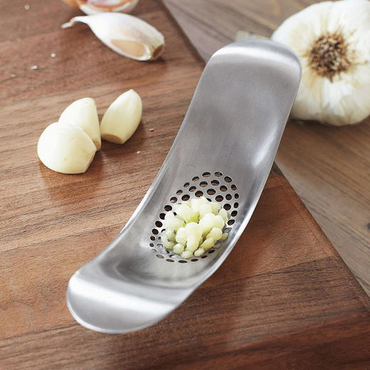 英国joseph joseph 不锈钢大蒜压榨器剥皮器 安全健康 不锈钢