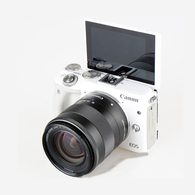 eos m3 微单相机/佳能相机/单电数码相机 白色(ef-m 18-55mm拆机 镜头
