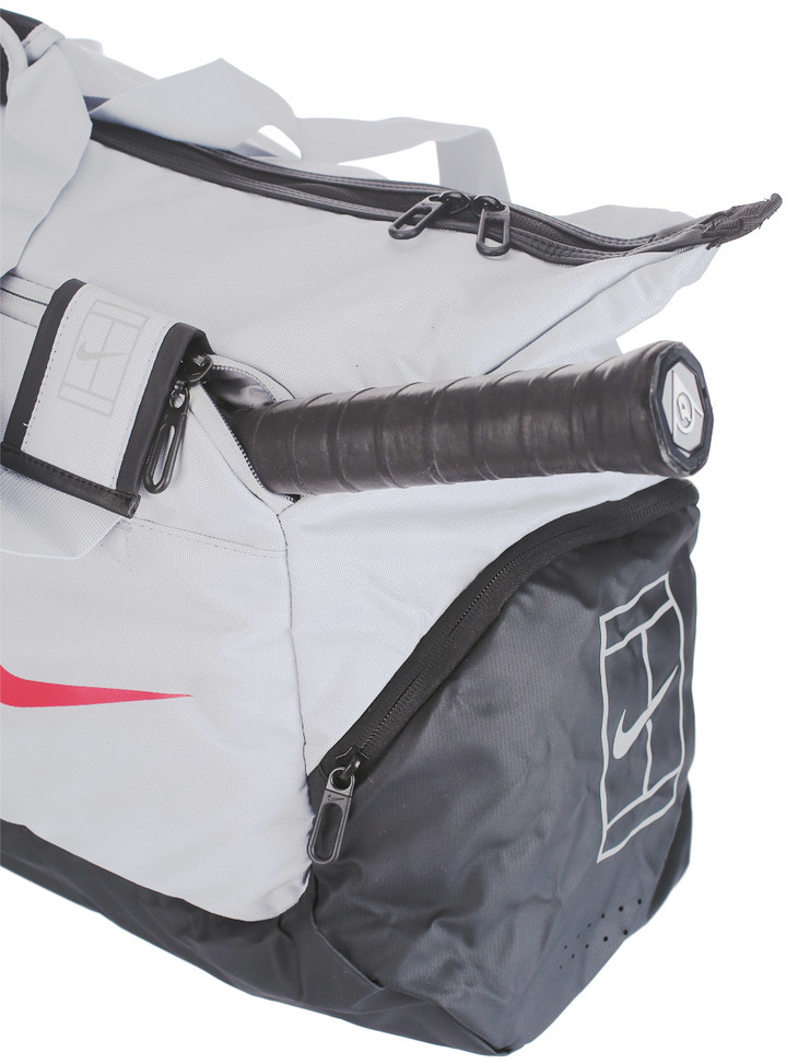 nike court tech 2.0 duffel bag grey 网球挎包