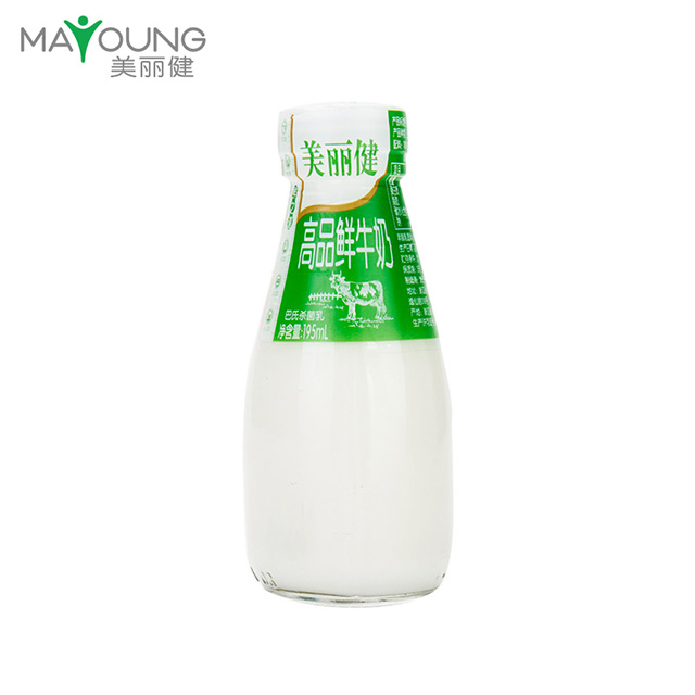美丽健鲜之道瓶装鲜牛奶195ml - 浙江美丽健乳业