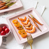 摩登主妇 西式彩色方形炻瓷盘 家用菜盘鱼盘 冷菜盘 色釉蛋糕盘1 商品缩略图1