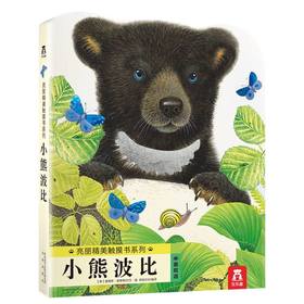 亮丽精美触摸书（共4册）V3.1-小熊波比 中英双语 0-3岁亲子共读 3-6岁  原价56.8