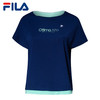 FILA斐乐女2017秋季新款针织短袖运动上衣女【待调整】 商品缩略图0