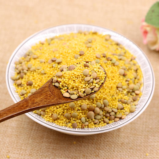 【五谷杂粮】2020新米农家五谷扁豆粥小米扁豆粥陕北米脂小米月子米