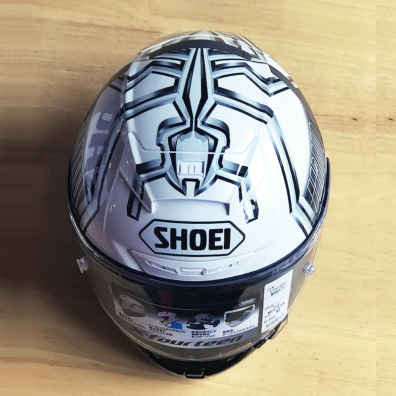 shoei x-14 全新 白蚂蚁全盔93号 摩托车头盔 marquez马奎斯
