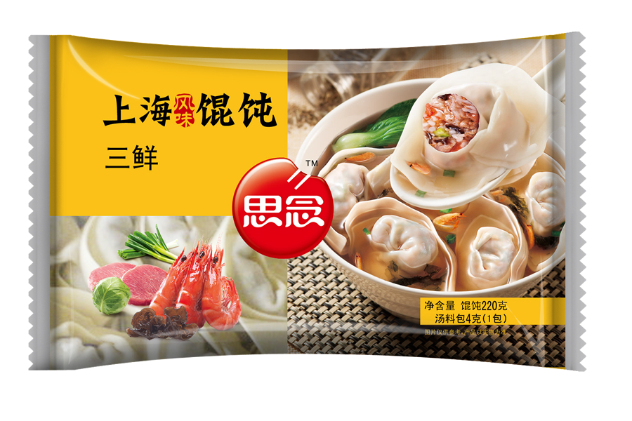 思念三鲜馄饨220克----6921665707063