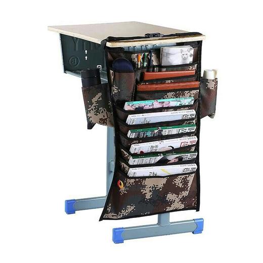 学生床上简易折叠书桌 多功能书挂袋书本收纳袋 ，蚊帐，款式随机发 商品图11