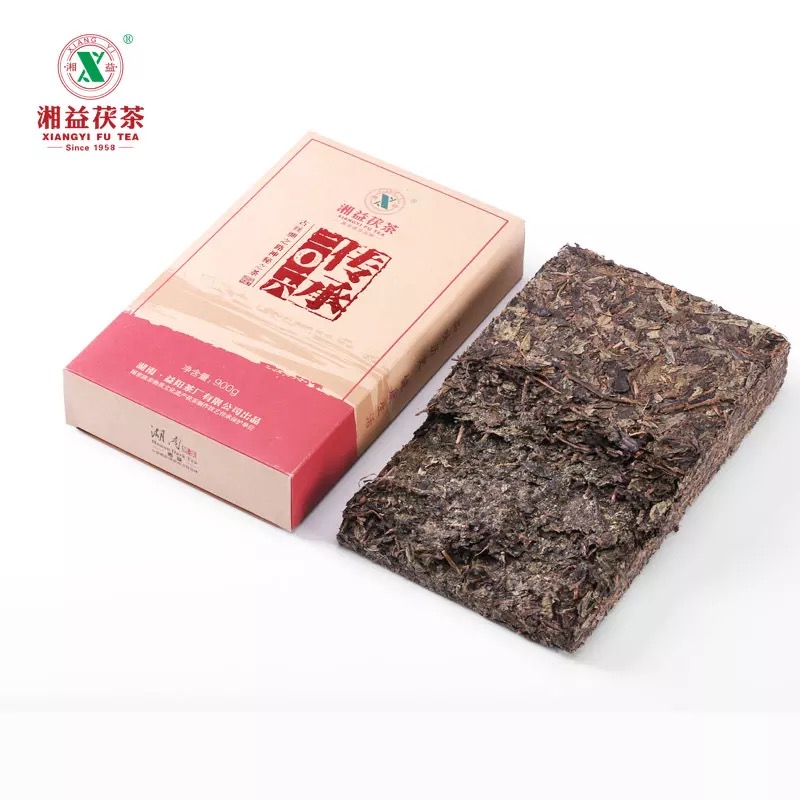 湘益茯茶传承2016黑茶900g