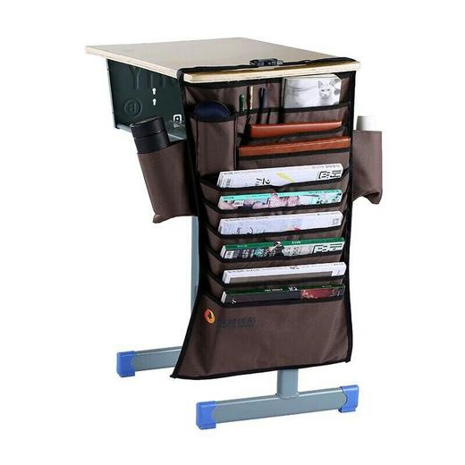 学生床上简易折叠书桌 多功能书挂袋书本收纳袋 ，蚊帐，款式随机发 商品图9