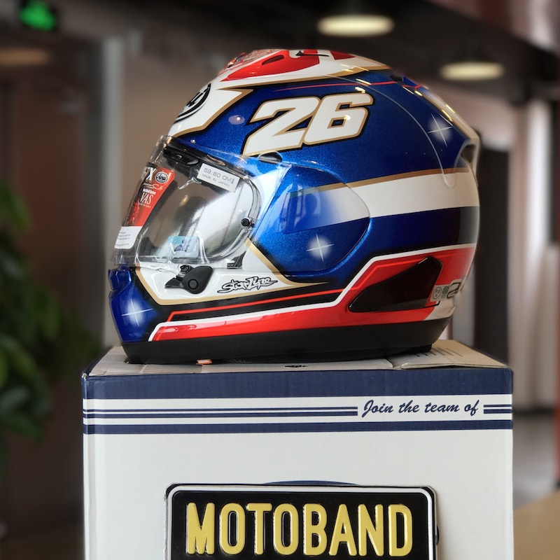 arai rx-7x佩德罗萨pedrosa侍 带刀侍卫 摩托车头盔