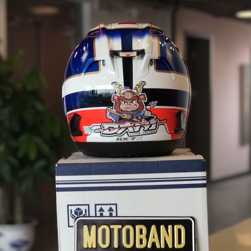 arai rx-7x佩德罗萨pedrosa侍 带刀侍卫 摩托车头盔