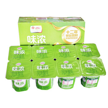 伊利味浓原味酸奶100g*8杯