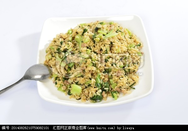 芹菜肉末炒饭