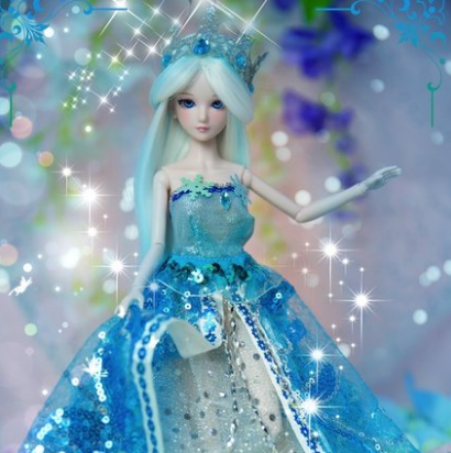 正品叶罗丽娃娃29cm六分娃冰公主化妆改妆关节可动