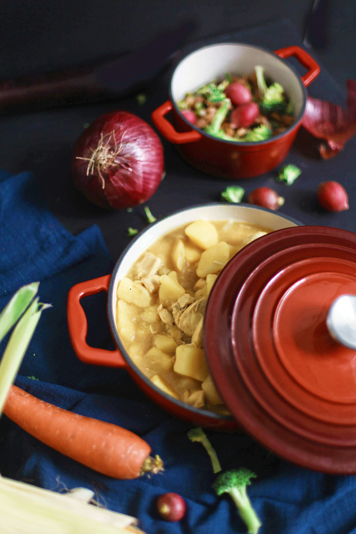 铸铁珐琅锅 四件套