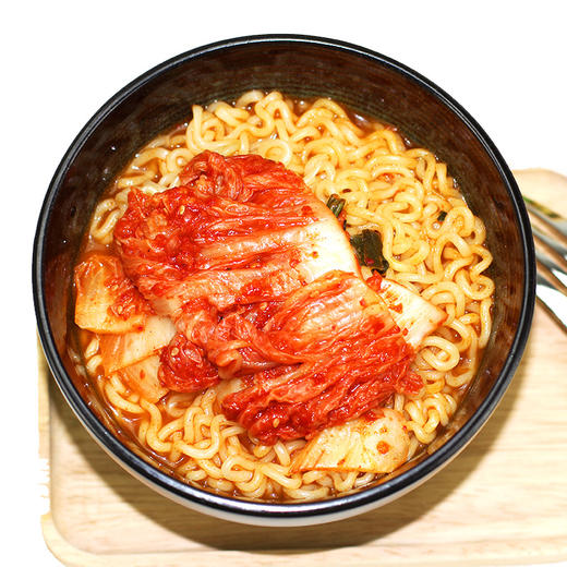 韩国进口不倒翁辣白菜拉面120g 泡菜方便面奥土基面饼泡面