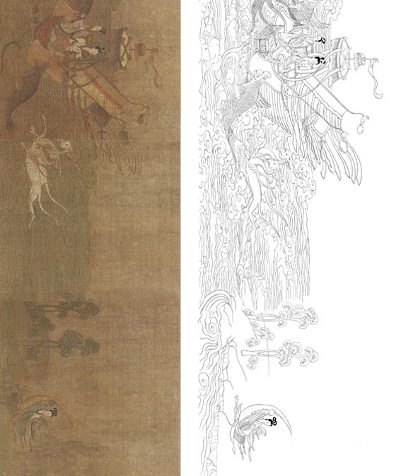 长卷工笔画白描底稿古画长卷顾恺之洛神赋图多种白描尺寸可选g017