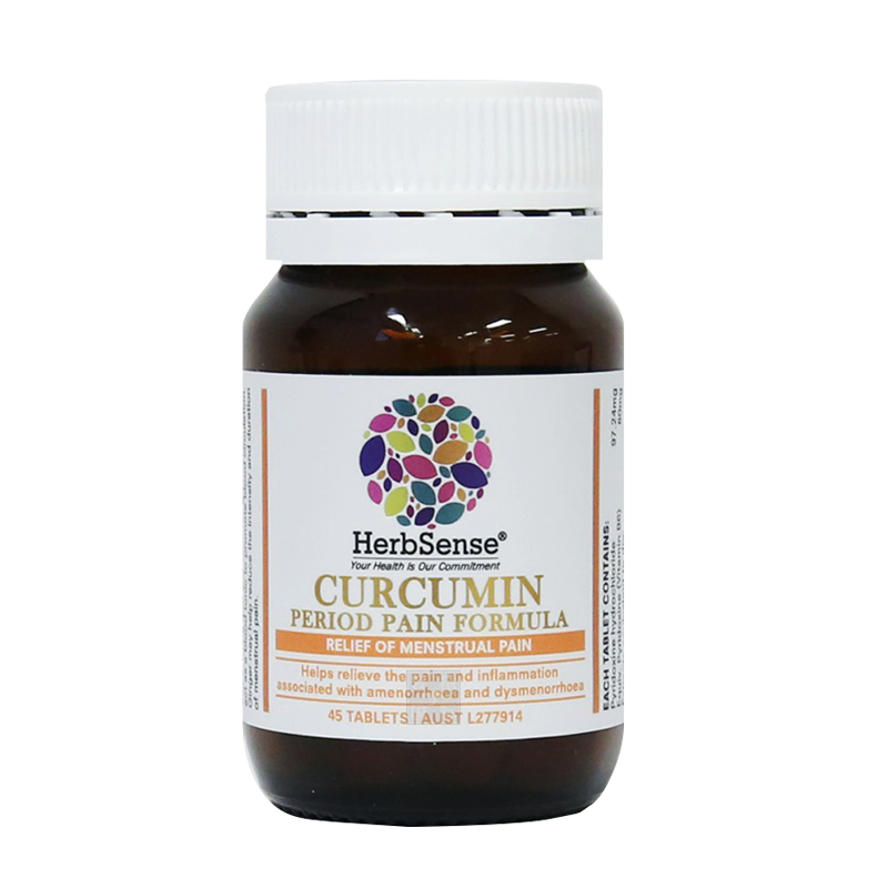 Herbsense 姜黄素暖宫片改善宫寒缓解痛经助孕